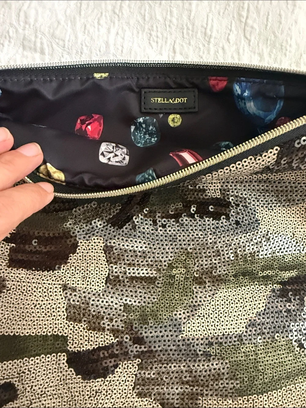 Stella & Dot foldover clutch